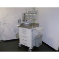 Anaesthetic Care Trolley with Stainless Steel Top